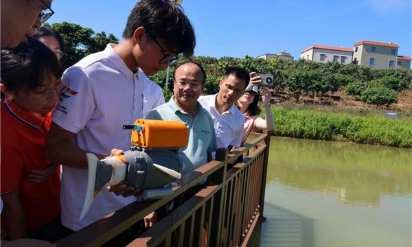 智鱼“治”水！广东青年大学生百千万工程突击队开展科技赋渔